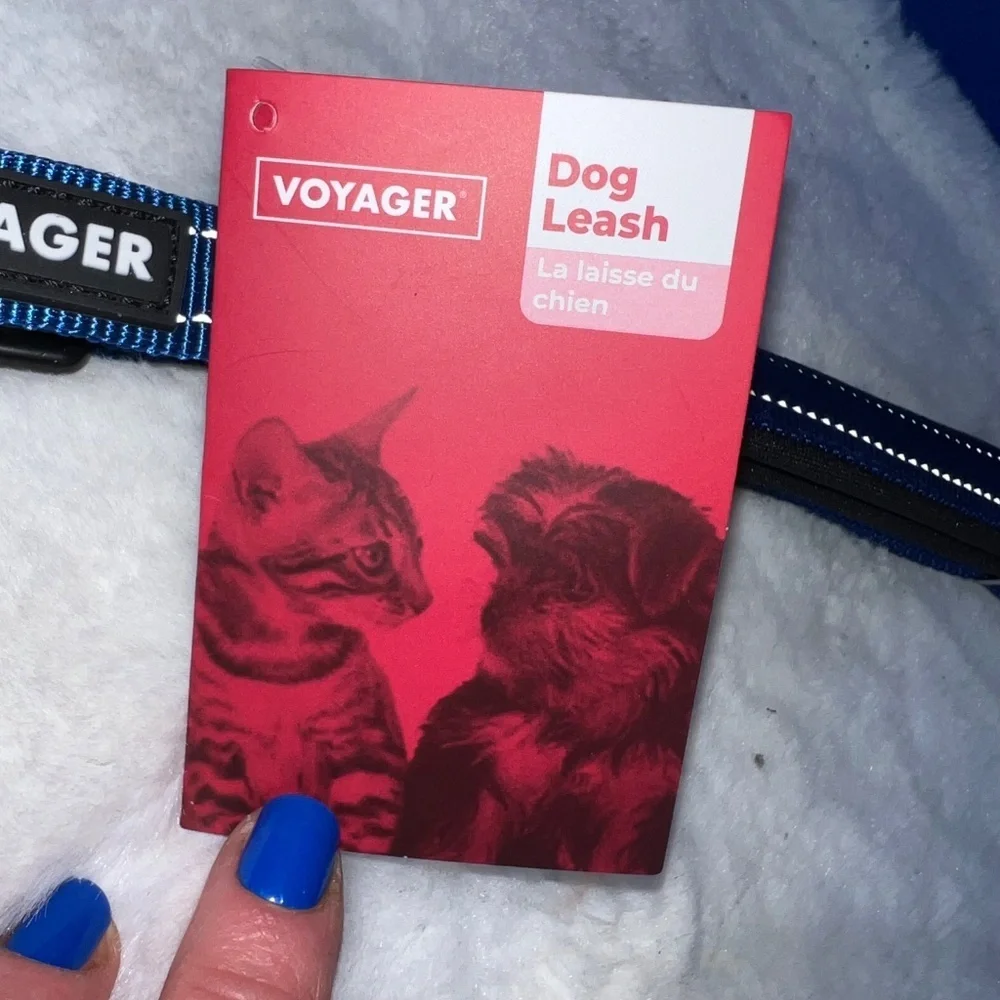 🔥2/$10 NWT |•VOYAGER•| Reflective Blue Dog Leash/Lead